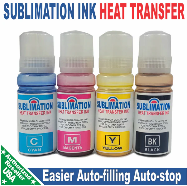 Sublimation ink Compatible with Epson Eco Tank fit ET2400 ET2800 ET2803 ET4800